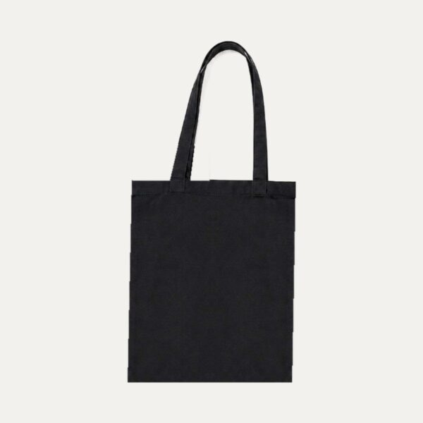 Tote bag negro de 40x34 cm personalizable - Nudo Studio Panamá